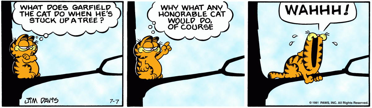 Garfield, July 7, 1981