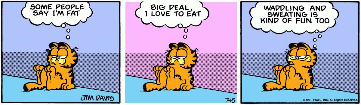 Garfield, July 15, 1981