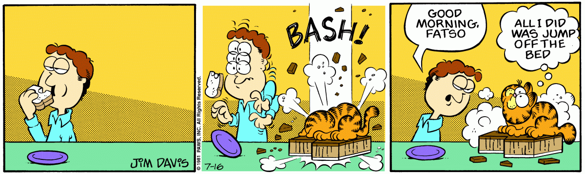 Garfield, July 16, 1981