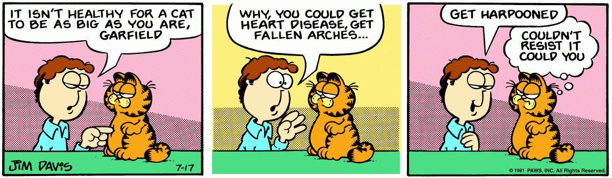 Garfield, July 17, 1981
