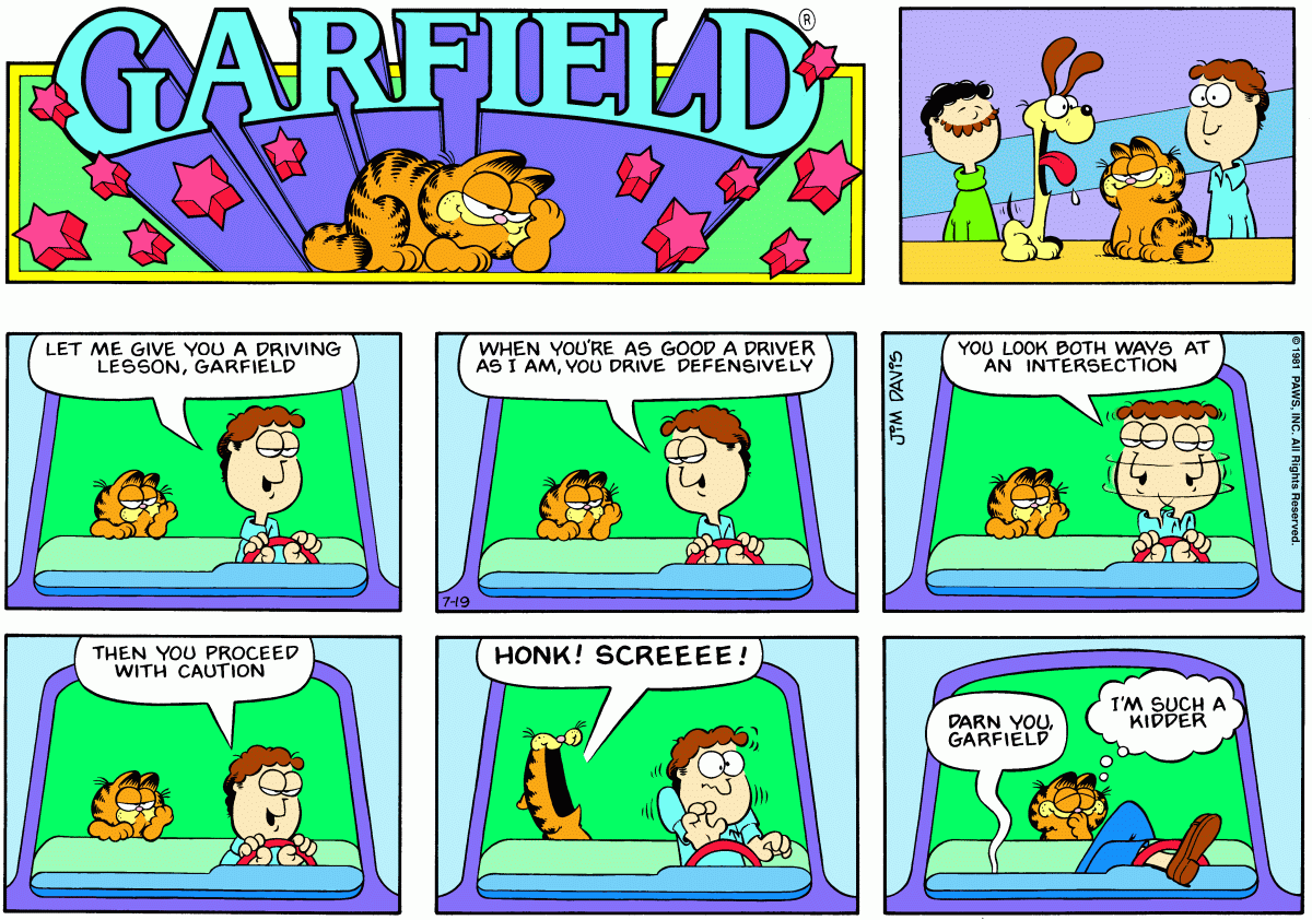 Garfield, July 19, 1981