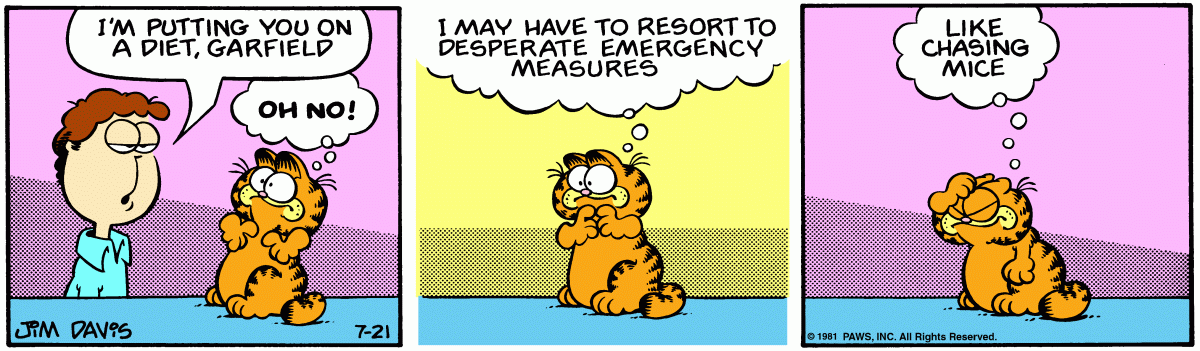 Garfield, July 21, 1981