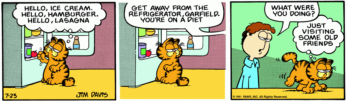 Garfield, July 23, 1981