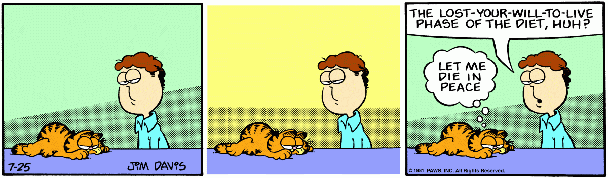 Garfield, July 25, 1981