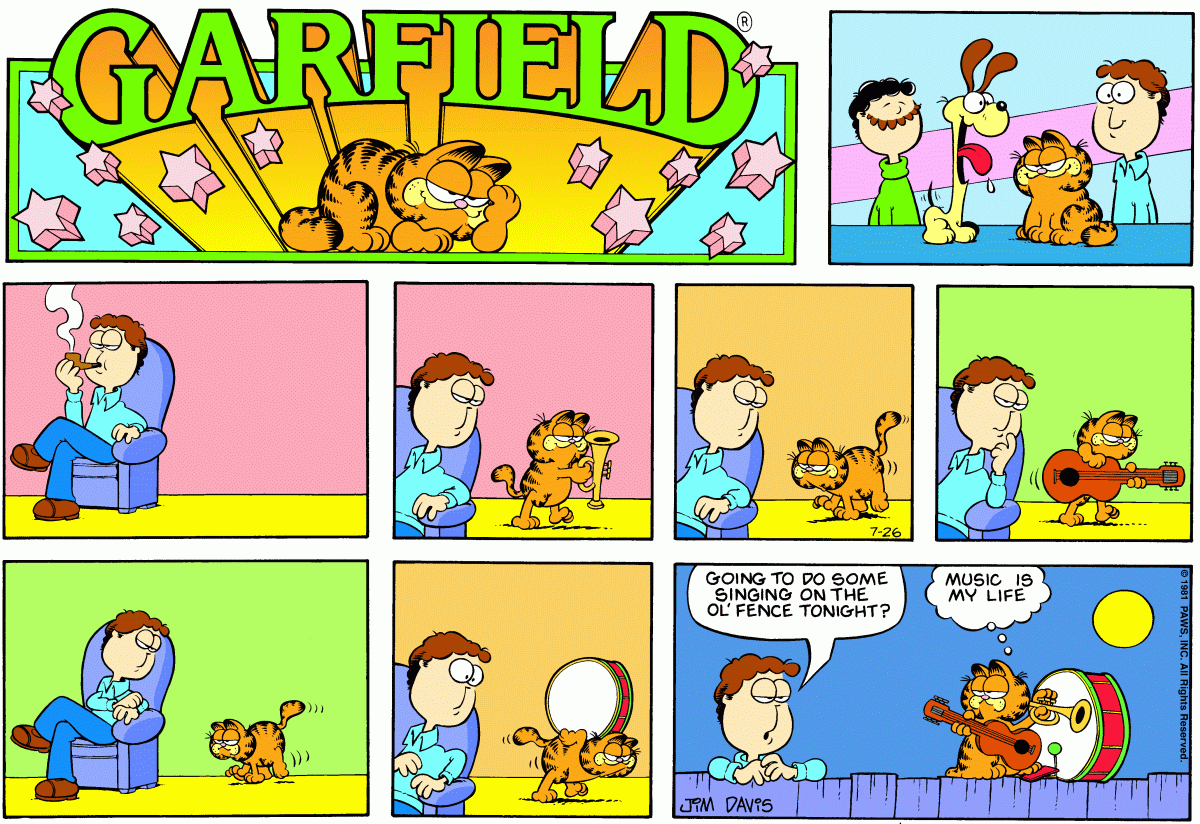 Garfield, July 26, 1981