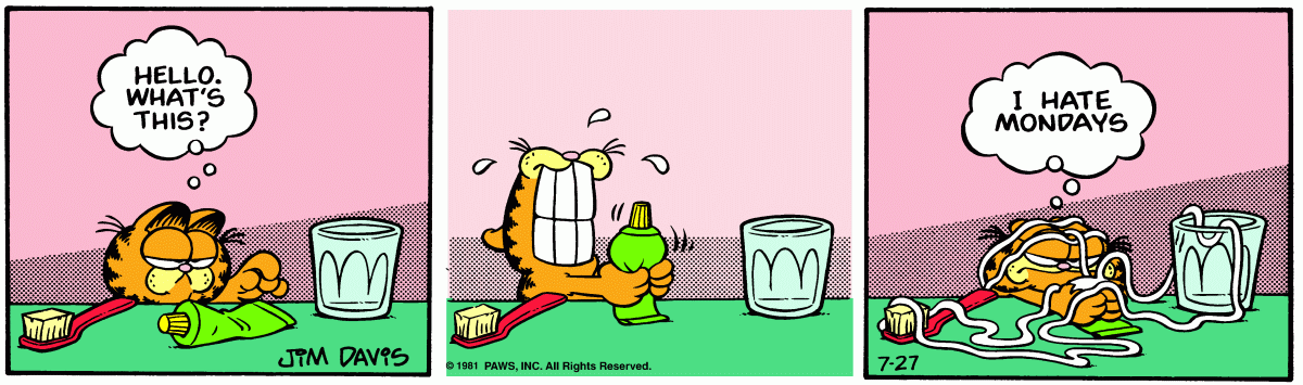 Garfield, July 27, 1981