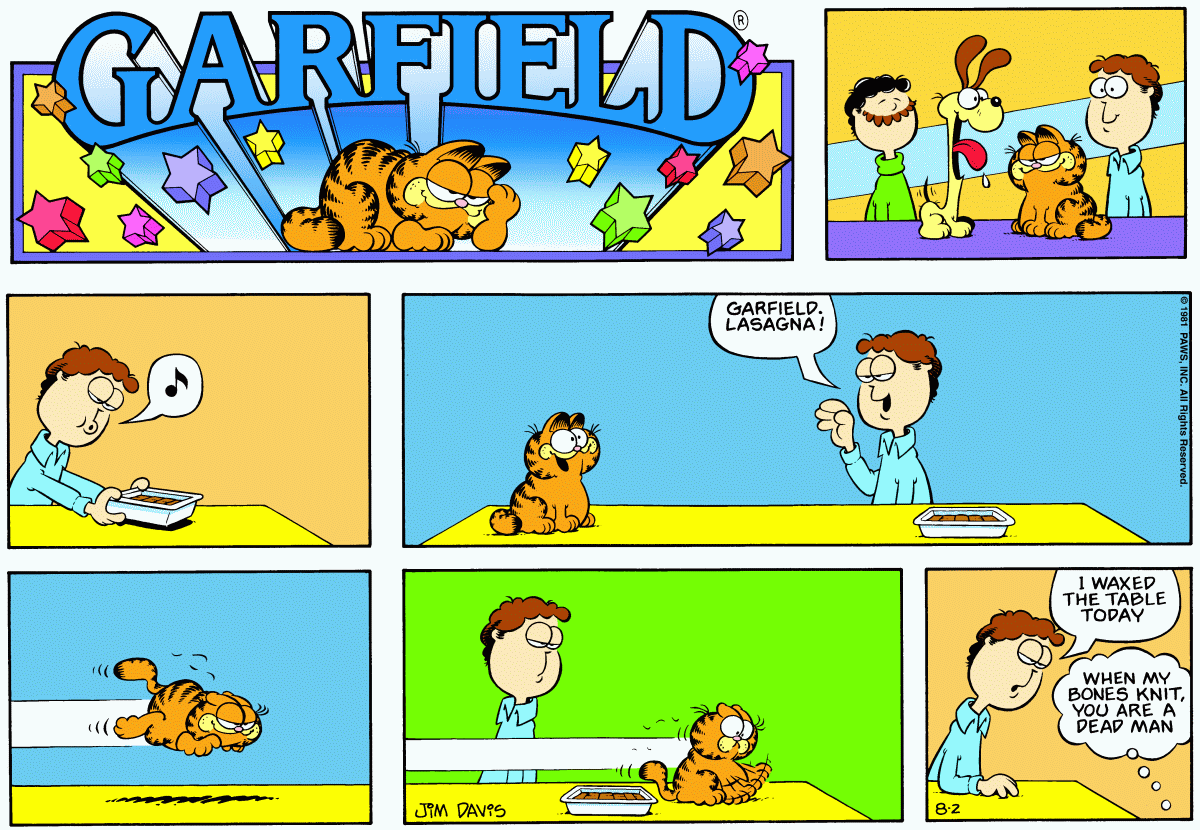 Garfield, August 2, 1981