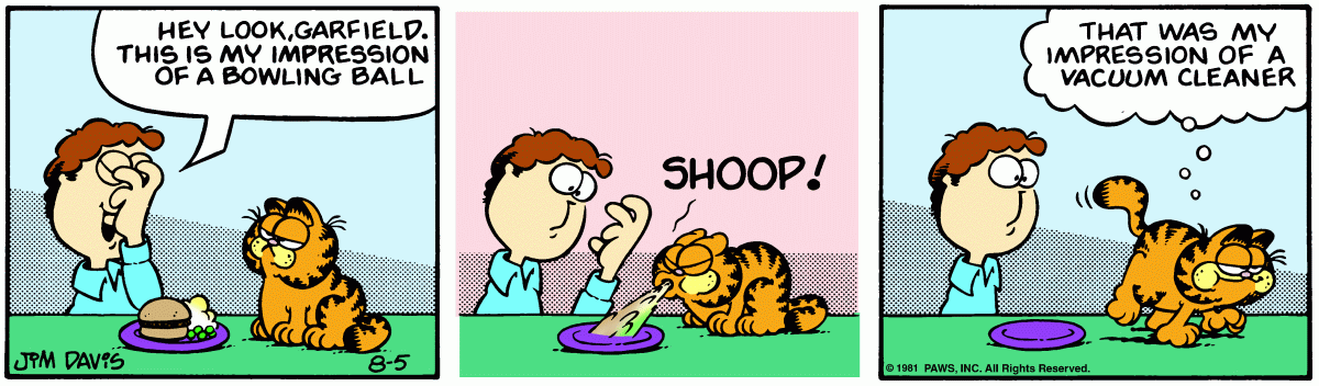 Garfield, August 5, 1981