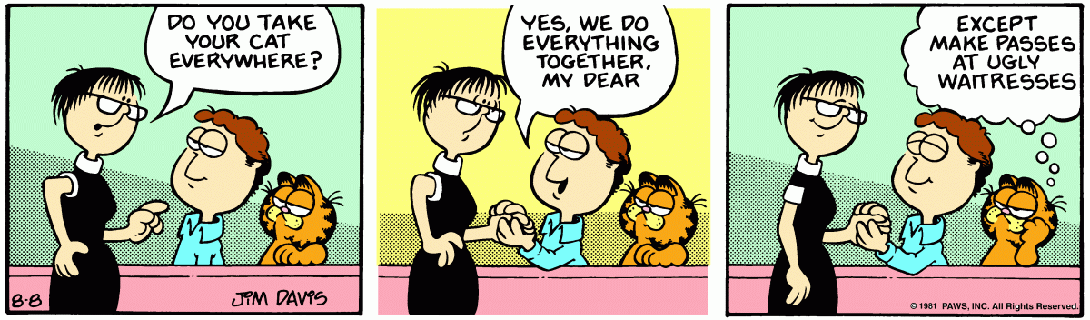 Garfield, August 8, 1981