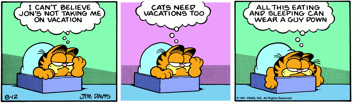 Garfield, August 12, 1981