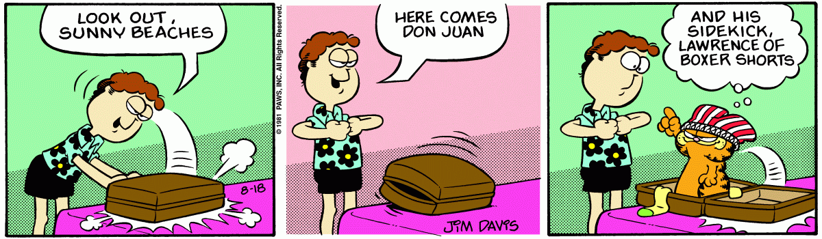 Garfield, August 18, 1981