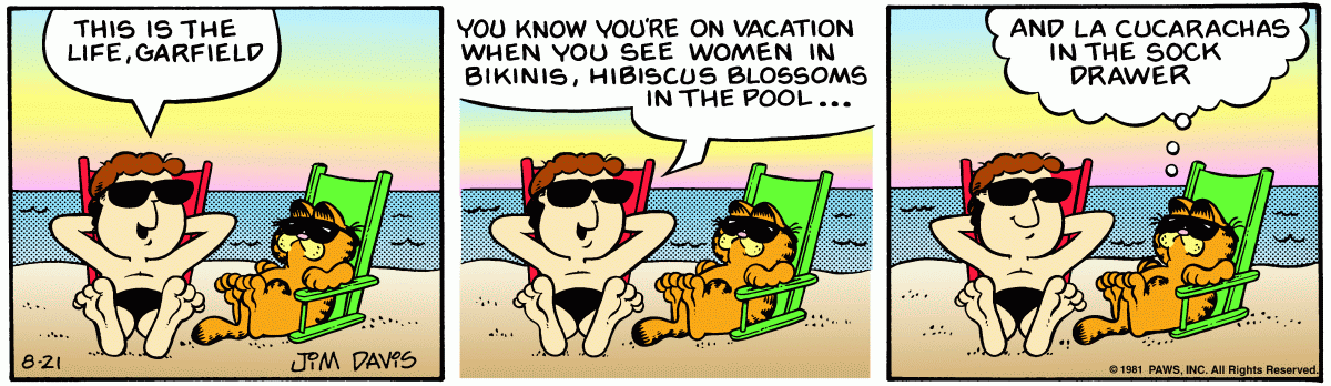Garfield, August 21, 1981