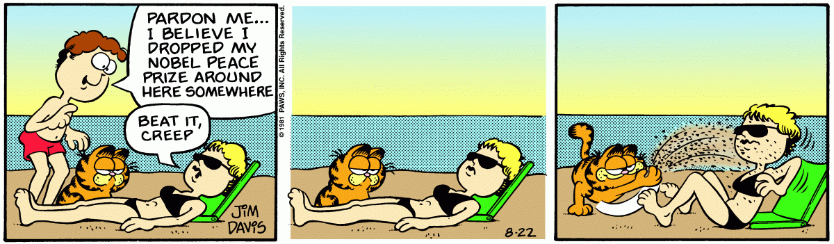 Garfield, August 22, 1981