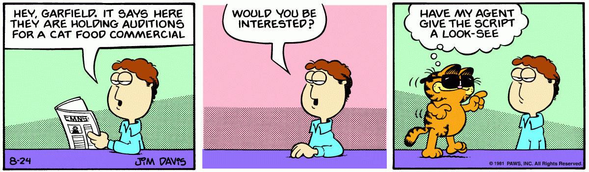 Garfield, August 24, 1981