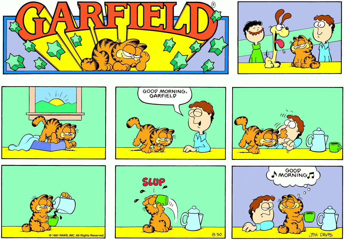 Garfield, August 30, 1981