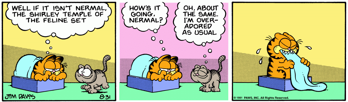 Garfield, August 31, 1981