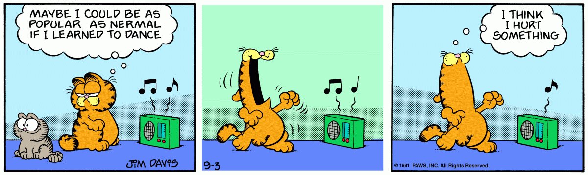 Garfield, September 3, 1981