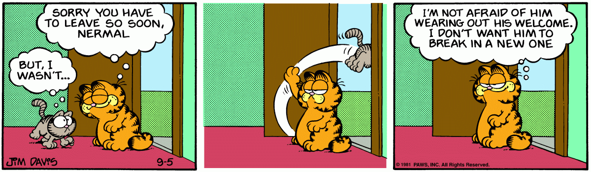 Garfield, September 5, 1981