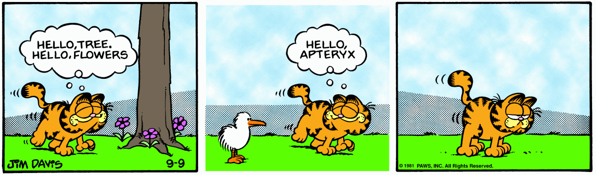 Garfield, September 9, 1981