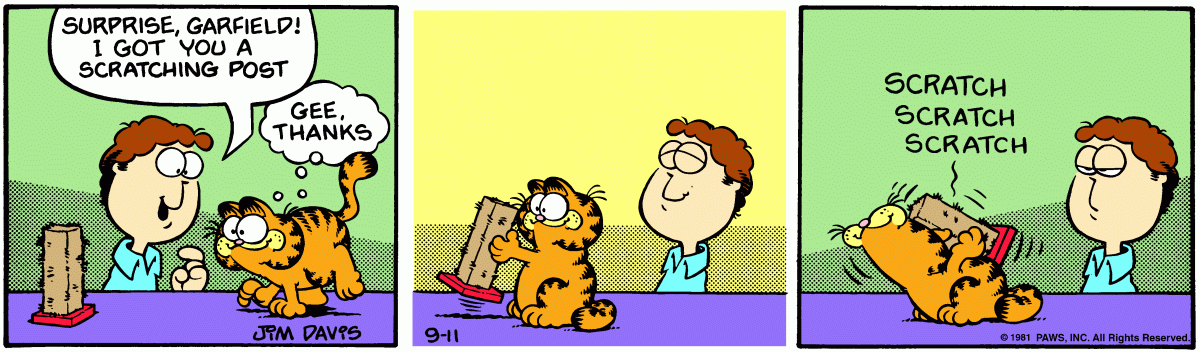 Garfield, September 11, 1981