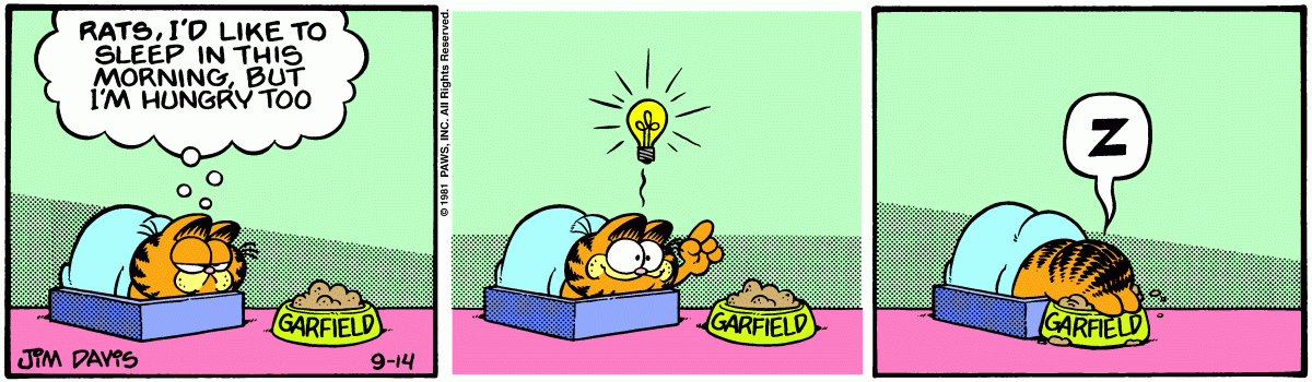 Garfield, September 14, 1981