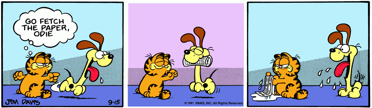 Garfield, September 15, 1981