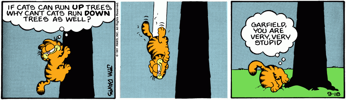 Garfield, September 18, 1981