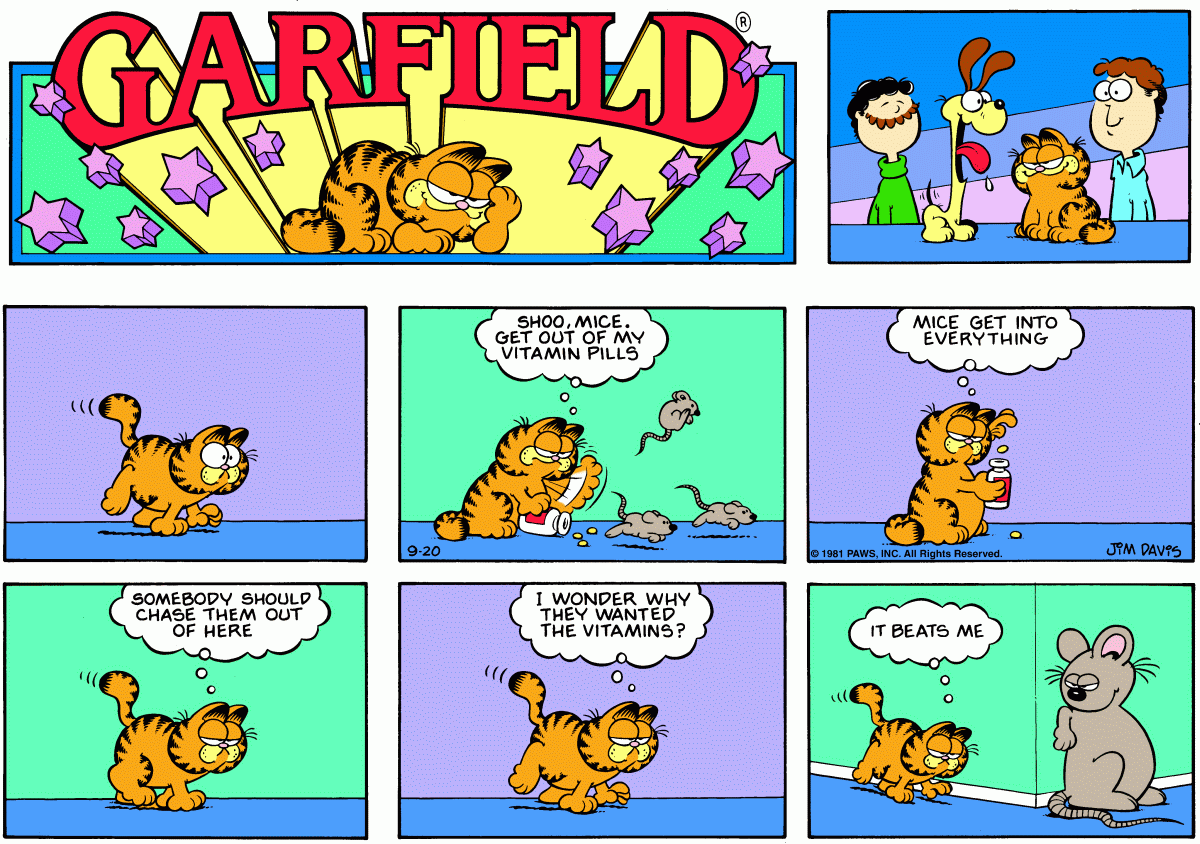 Garfield, September 20, 1981