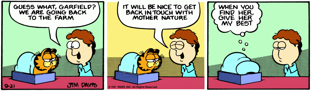 Garfield, September 21, 1981