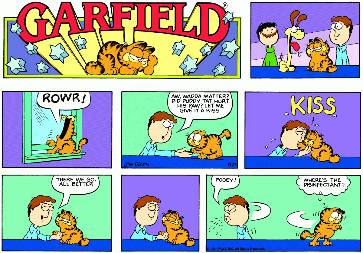 Garfield, September 27, 1981