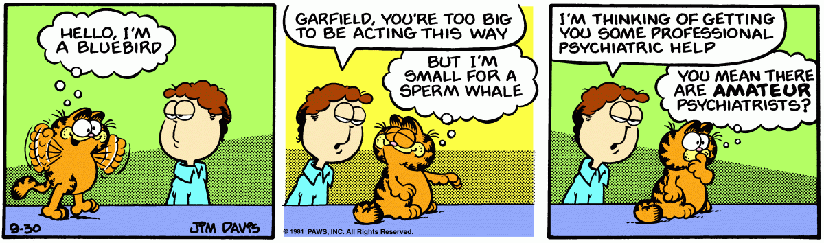 Garfield, September 30, 1981