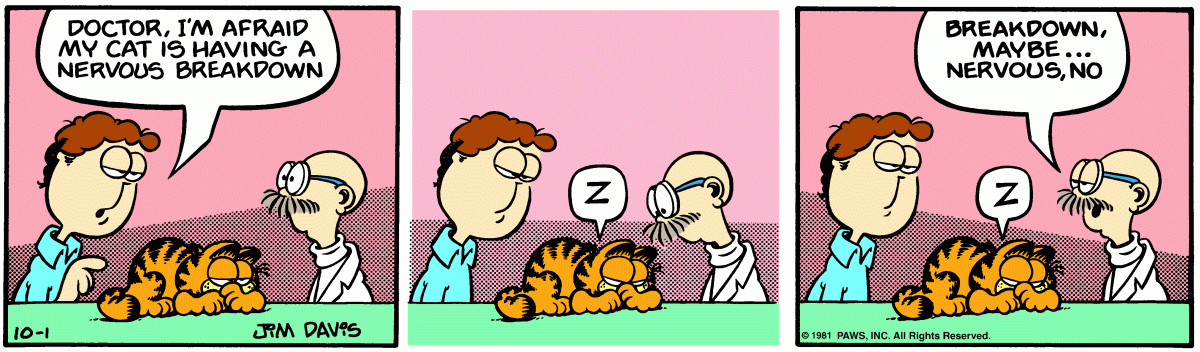 Garfield, October 1, 1981