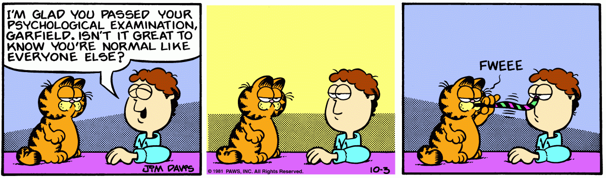Garfield, October 3, 1981