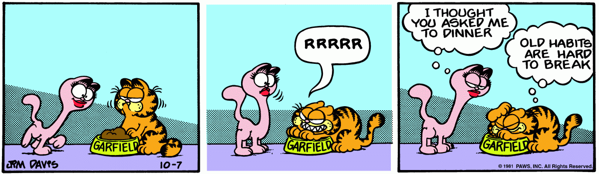 Garfield, October 7, 1981