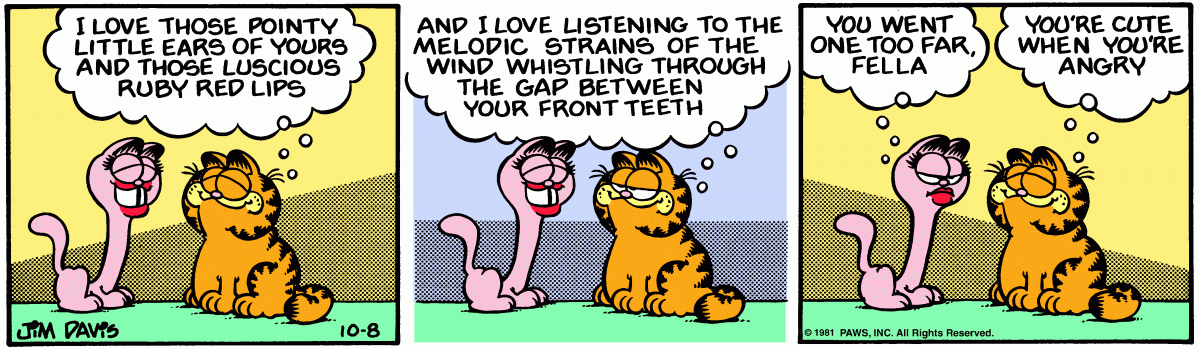 Garfield, October 8, 1981