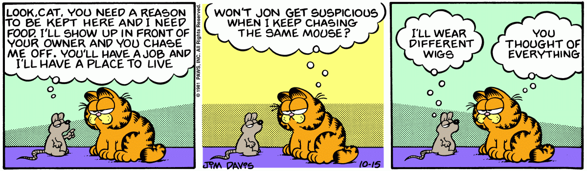 Garfield, October 15, 1981