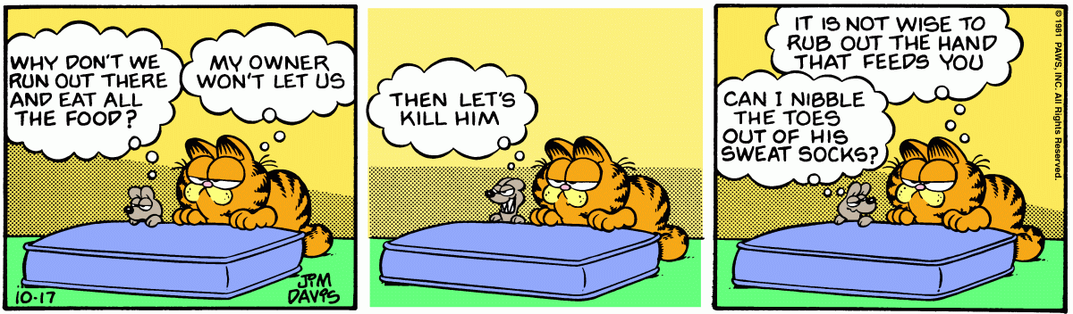 Garfield, October 17, 1981