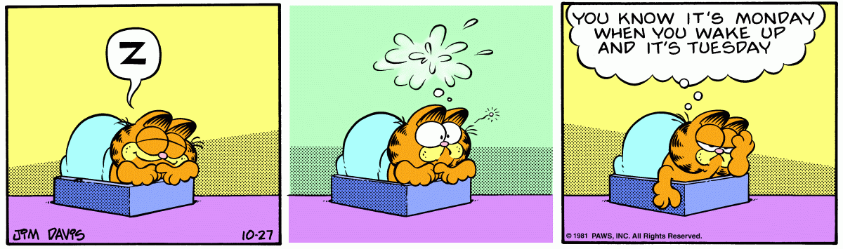 Garfield, October 27, 1981