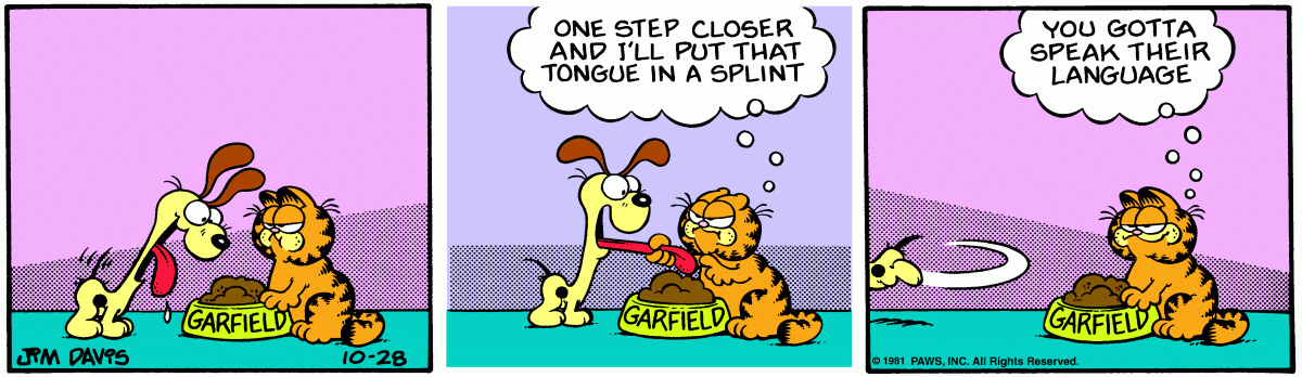 Garfield, October 28, 1981