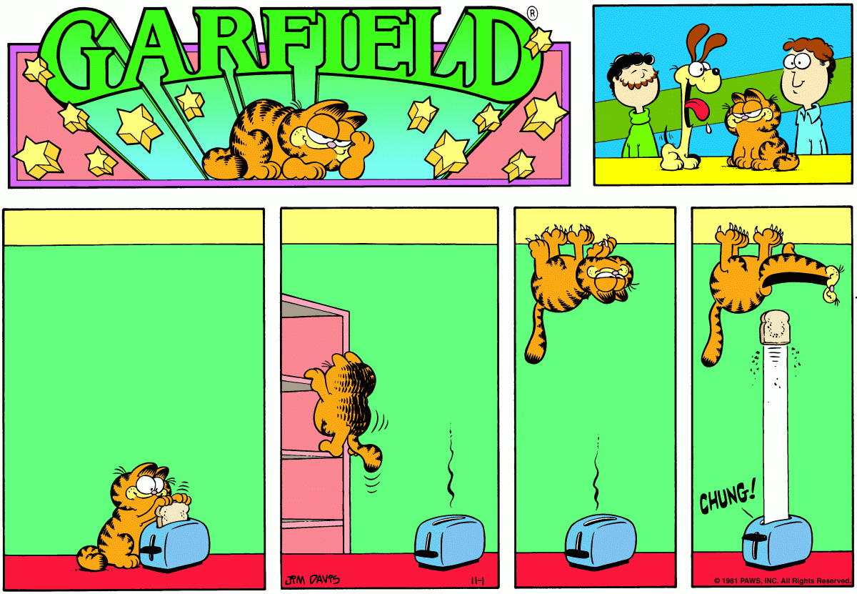 Garfield, November 1, 1981