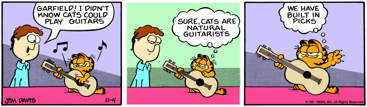 Garfield, November 4, 1981
