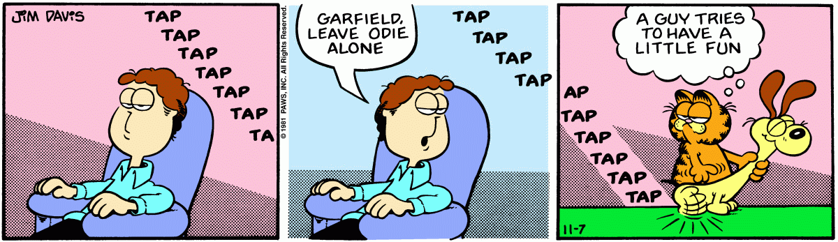 Garfield, November 7, 1981