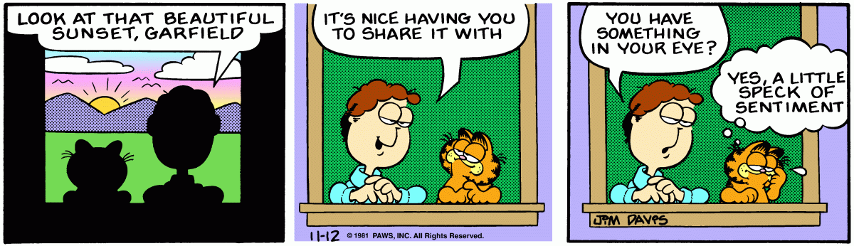 Garfield, November 12, 1981