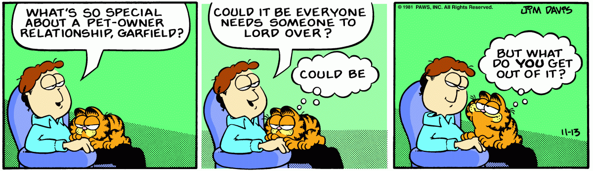Garfield, November 13, 1981