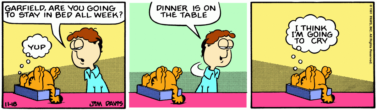Garfield, November 18, 1981