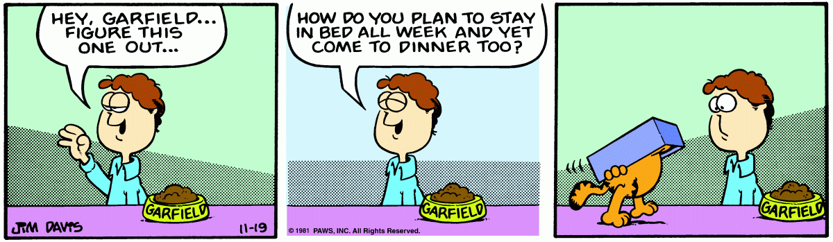 Garfield, November 19, 1981