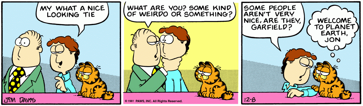 Garfield, December 8, 1981