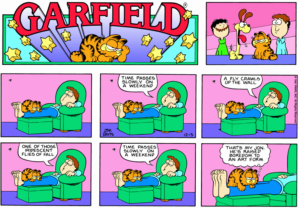 Garfield, December 13, 1981