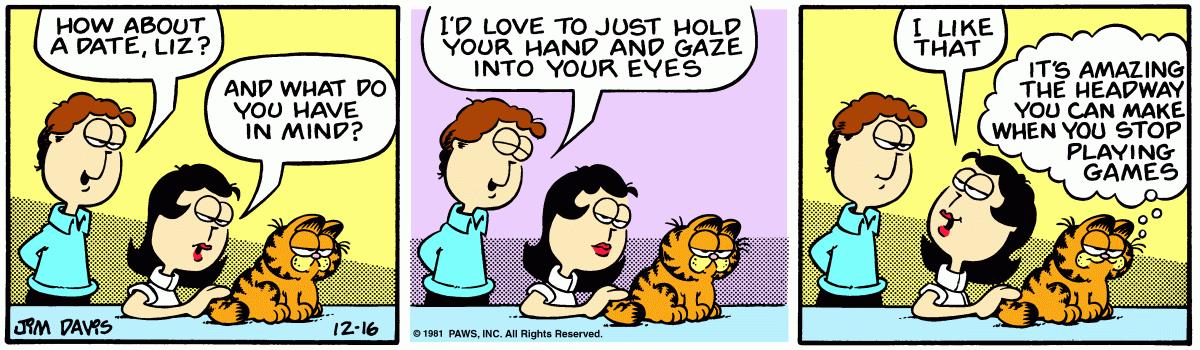 Garfield, December 16, 1981