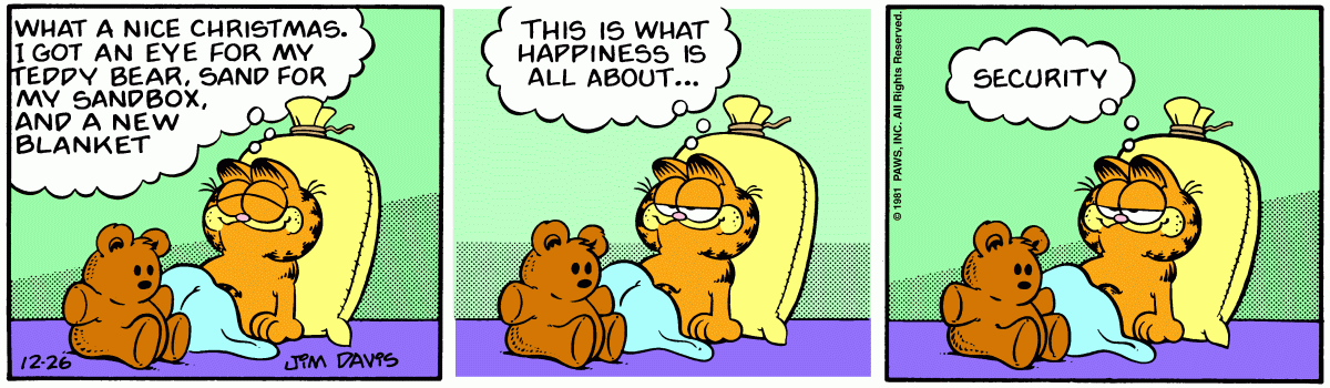 Garfield, December 26, 1981